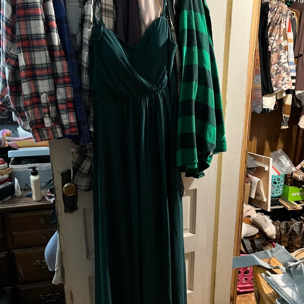 Elegant Green Women's Dress